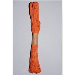 Веревка флористическая с блестящей нитью (оранжевый)