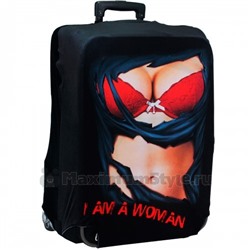 Чехол на чемодан "I am a Woman"