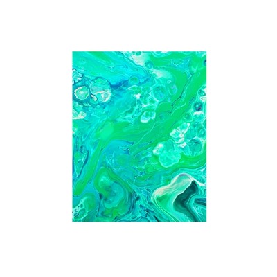 Набор для рисования «Жидкий акрил» №1 (зеленые цвета)