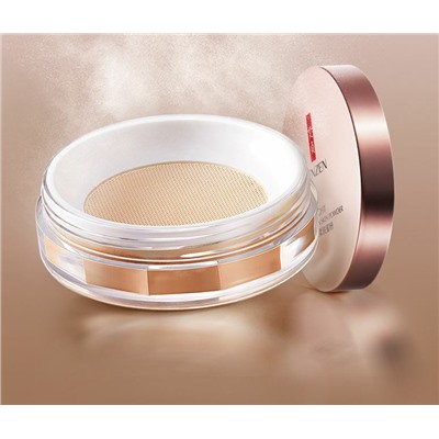 VENZEN, Рассыпчатая, полупрозрачная, матирующая пудра, Light Penetration Skin Powder 8,5гр.