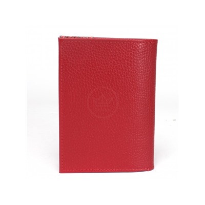 Обложка для авто+паспорт-Croco-ВП-105 натуральная кожа красный питон/красный флотер (11/001/113)  236242