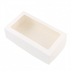 Коробка пенал Белая, 19*11*5,5 см