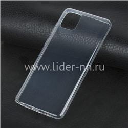 Задняя панель для Samsung Galaxy Note 10 Lite/M60S Силикон  прозрачная (пакет)