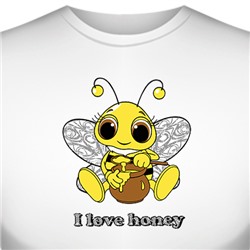 Футболка детская "I love honey"