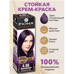 FIONA Стойкая крем-краска д/волос  4.98 Баклажан