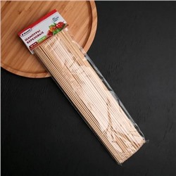 Эко-шампуры деревянный Береза Komfi 0,3*30см/100шт АКЦИЯ! СКИДКА 10%
