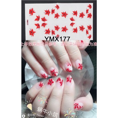 Наклейки для ногтей YMX1-3 Заказ от 3-х шт