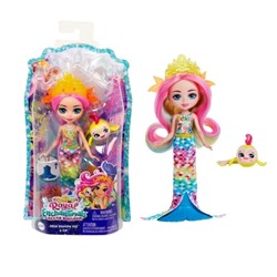 Mattel. Кукла "Enchantimals Rainey Rainbow Fish & Flo" Радья рыбка с Фло арт.HCF68