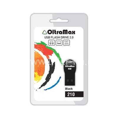 USB Flash 8GB Oltramax (210) черный