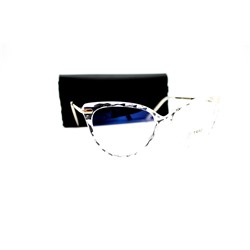 Компьютерные очки c футляром - CLAZIANO 9013 прозрачный белый