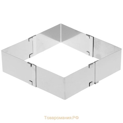 Раздвижная форма для выпечки квадрат