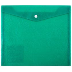 Expert Complete. "Premier" Папка-конверт для тетрадей с кнопкой A5+ 180 мкм зеленый арт.ЕС2113003