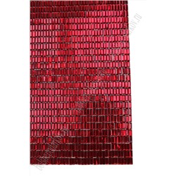 Термостразы прямоугольные на листе 40*24 см (SF-1180) красный