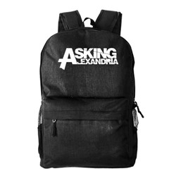 Рюкзак текстильный, молодежный "Asking Alexandria"