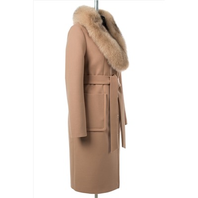 02-3055 Пальто женское утепленное (пояс)