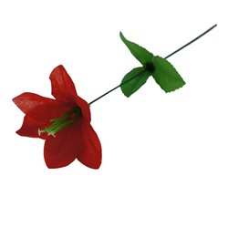 Цветок искусственный Колокольчик 40см Красный YL-36  (вып.по 40шт.)