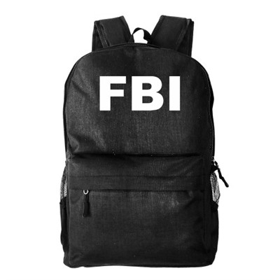 Рюкзак текстильный, молодежный "FBI"