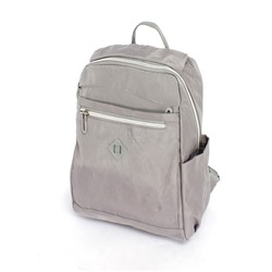 Рюкзак жен текстиль CF-8534,  1отд,  2внут+5внеш/ карм,  серый 252621