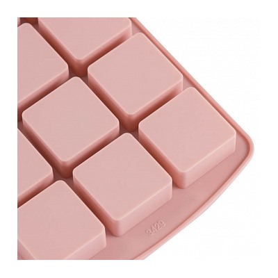 Форма силиконовая для шоколада "Кубики" 3 см, 15 ячеек