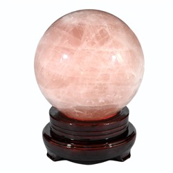 Шар из розового кварца мадагаскарского 150мм, 4942г