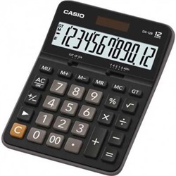 Калькулятор 12 разрядов DX-12B 2 питания 33.2х129х175.5 мм (563823) CASIO