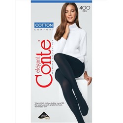 Cotton 400 XL (Колготки женские классические, Conte elegant )