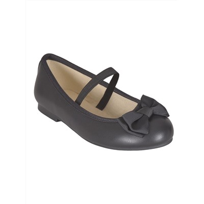Симпатичные туфли для девочки Neo Feet чёрные FW2251