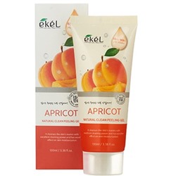 EKEL Пилинг-скатка с экстр.абрикоса  Natural Clean Peeling Gel Apricot 100мл АКЦИЯ! СКИДКА 5%
