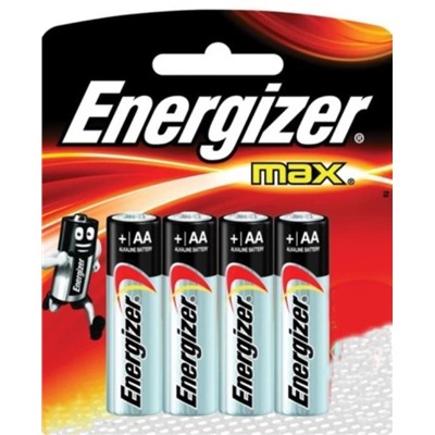 Батарейка  Energizer LR06 (пальч.) Alkaline MAX BP4  блистер АКЦИЯ! СКИДКА 35%