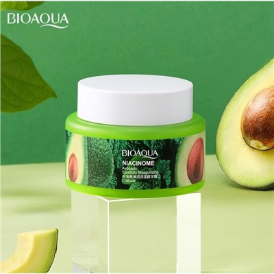 15%+Sale! Bioaqua, Увлажняющий,восстанавливающий крем для лица с экстрактом авокадо, 50 гр.