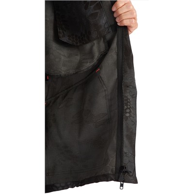 Костюм мужской "ГОРКА-М" куртка/брюки, цвет: кмф "Черный", ткань Рип-стоп