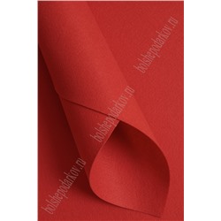 Фетр жесткий 1,2 мм, Корея Solitone 40*55 см (5 шт) красный №837