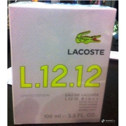 Lacoste - Eau de Lacoste L.12.12 Blanc limited edition. M-100