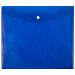 Expert Complete. "Premier" Папка-конверт для тетрадей с кнопкой A5+ 180 мкм синий арт.ЕС2113002