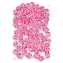 Бусины граненые 10 мм*500 гр (SF-7638) розовый №18
