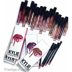 Блеск для губ+карандаш Kylie Matte Liquid Lipstick & Lip Pencil (упак 12цв)