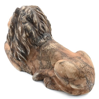 Скульптура из ангидрита "Лев" 430*175*230мм,