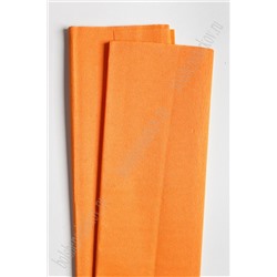 Крепированная бумага 50 см*2 м (10 листов) SF-2167, оранжевый УЦЕНКА
