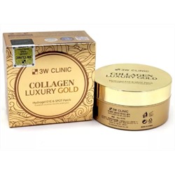Гидрогелевые патчи для глаз 3W Clinic Collagen Luxury Gold