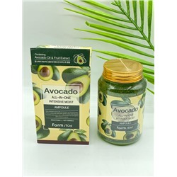 Питательная сыворотка для лица и тела с маслом авокадо - FarmStay Avocado All-In-One Intensive Moist Ampoule