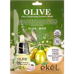 EKEL Маска тканевая д/лица с экстр.оливы  Olive Ultra Hydrating 25мл