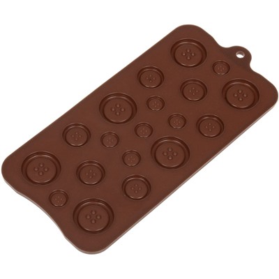 Форма силиконовая для шоколада «Пуговицы»