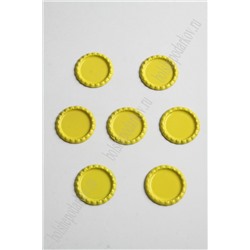 Крышечки декоративные (10 шт) SF-2138, светло-желтый