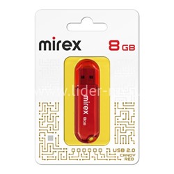 USB Flash 8GB Mirex CANDY RED