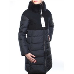 9056 Пальто зимнее женское (холлофайбер,натуральный мех бобра) размер 42