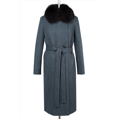 02-3128 Пальто женское утепленное (пояс)