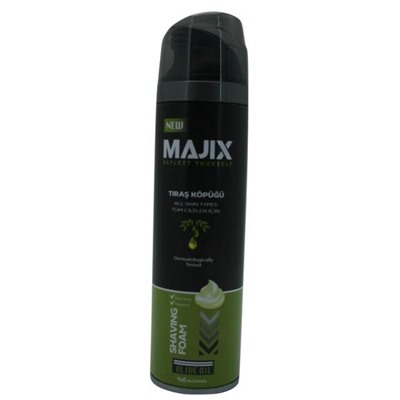 Пена д/бр. MAJIX Olive oil 200ml