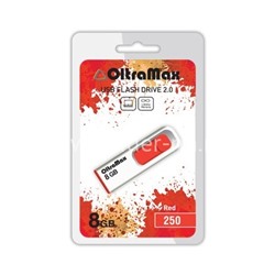 USB Flash 8GB Oltramax (250) красный