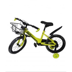 Велосипед детский 16 дюймов 4-6 лет цвет: красный,желтый,синий