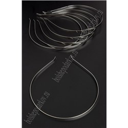 Ободки для волос металл 5 мм (50 шт) SF-1253, серебро
